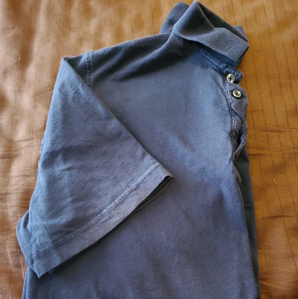 Navy blue mens polo